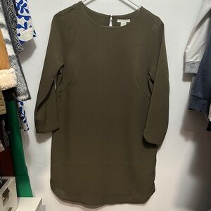 H&M sheath dress Olive Green
